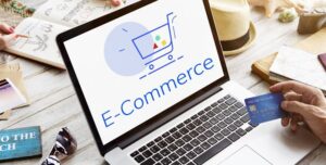 Showing Cart Trolley Shopping Online Sign Graphic