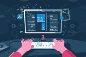 Programming and coding by Kit8 net on…