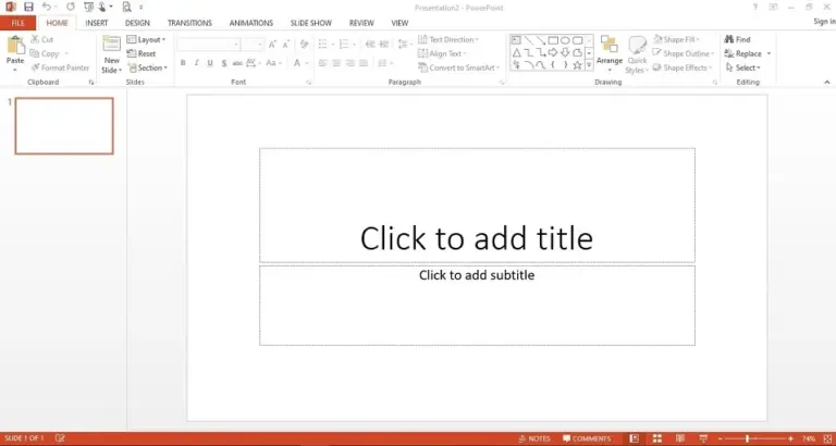 Tampilan Awal Microsoft Office Powerpoint 2013 Smart Laser Pointer Makassar