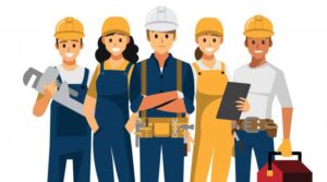 Техник, строители, инженеры и механики P…