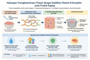 Hubungan Tgase dengan Stabilitas B Kompleks