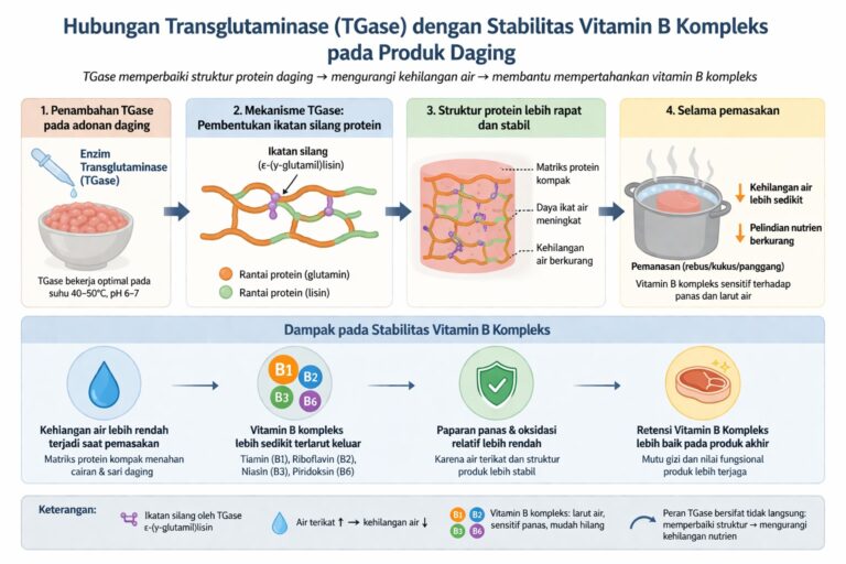 Hubungan Tgase dengan Stabilitas B Kompleks