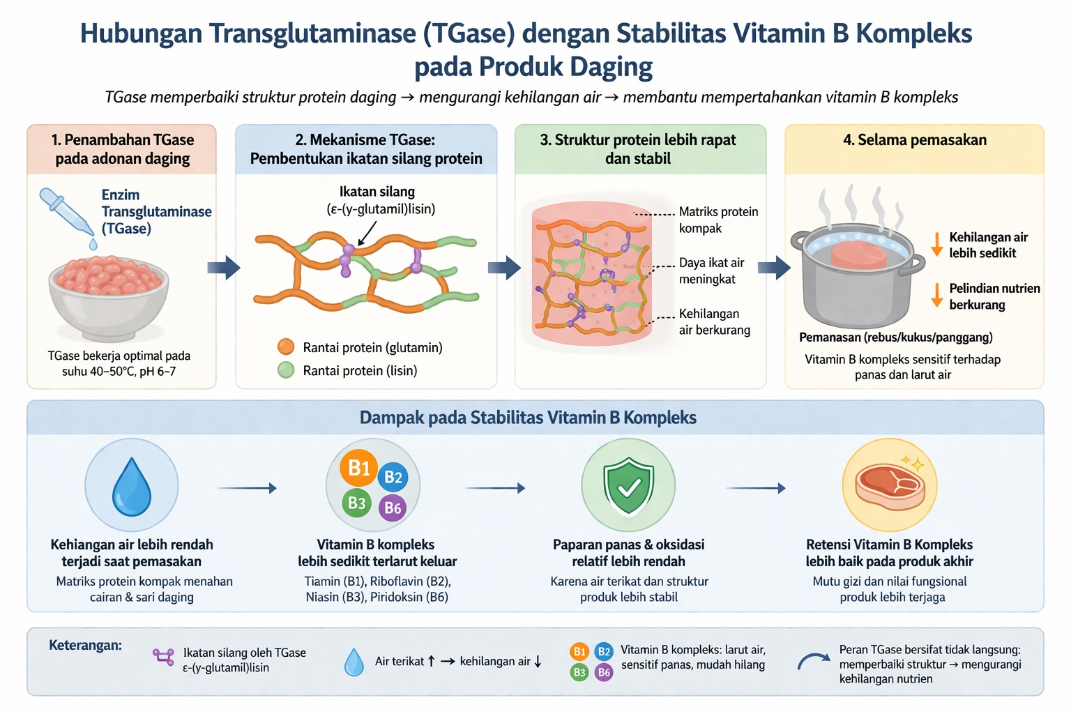 Hubungan Tgase dengan Stabilitas B Kompleks