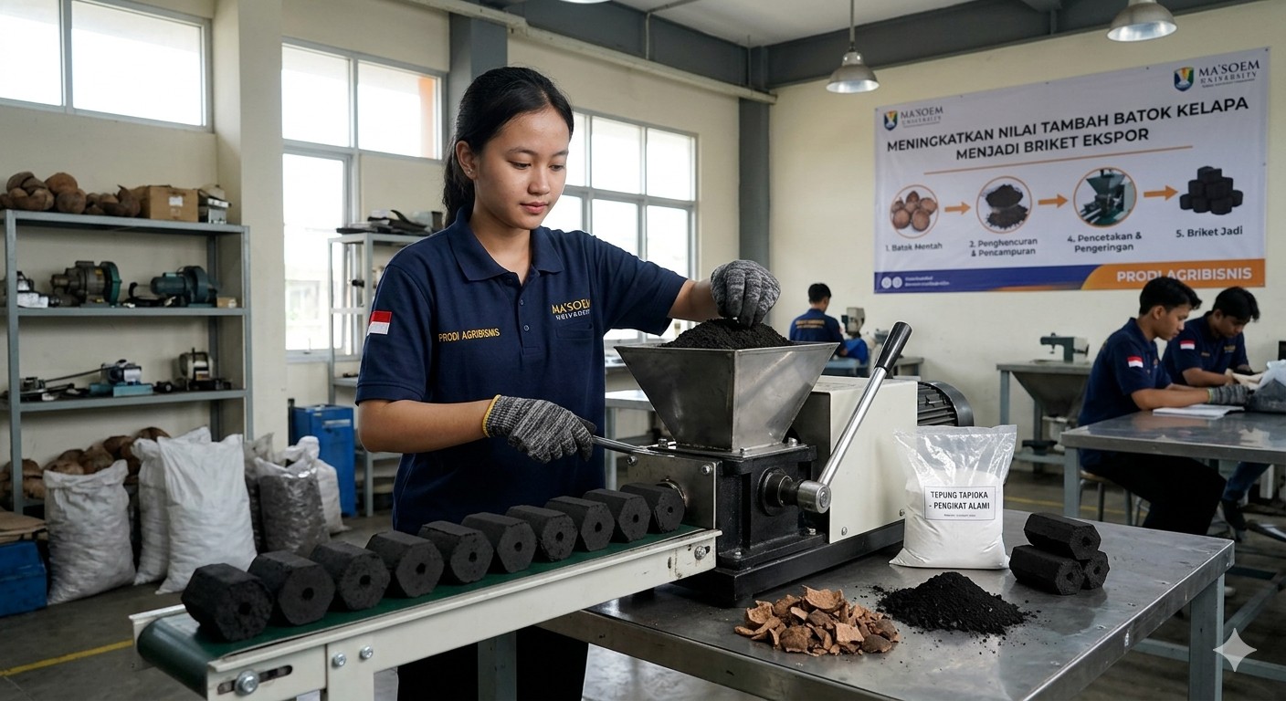 Briket batok kelapa