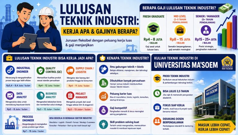 Gaji lulusan teknik industri