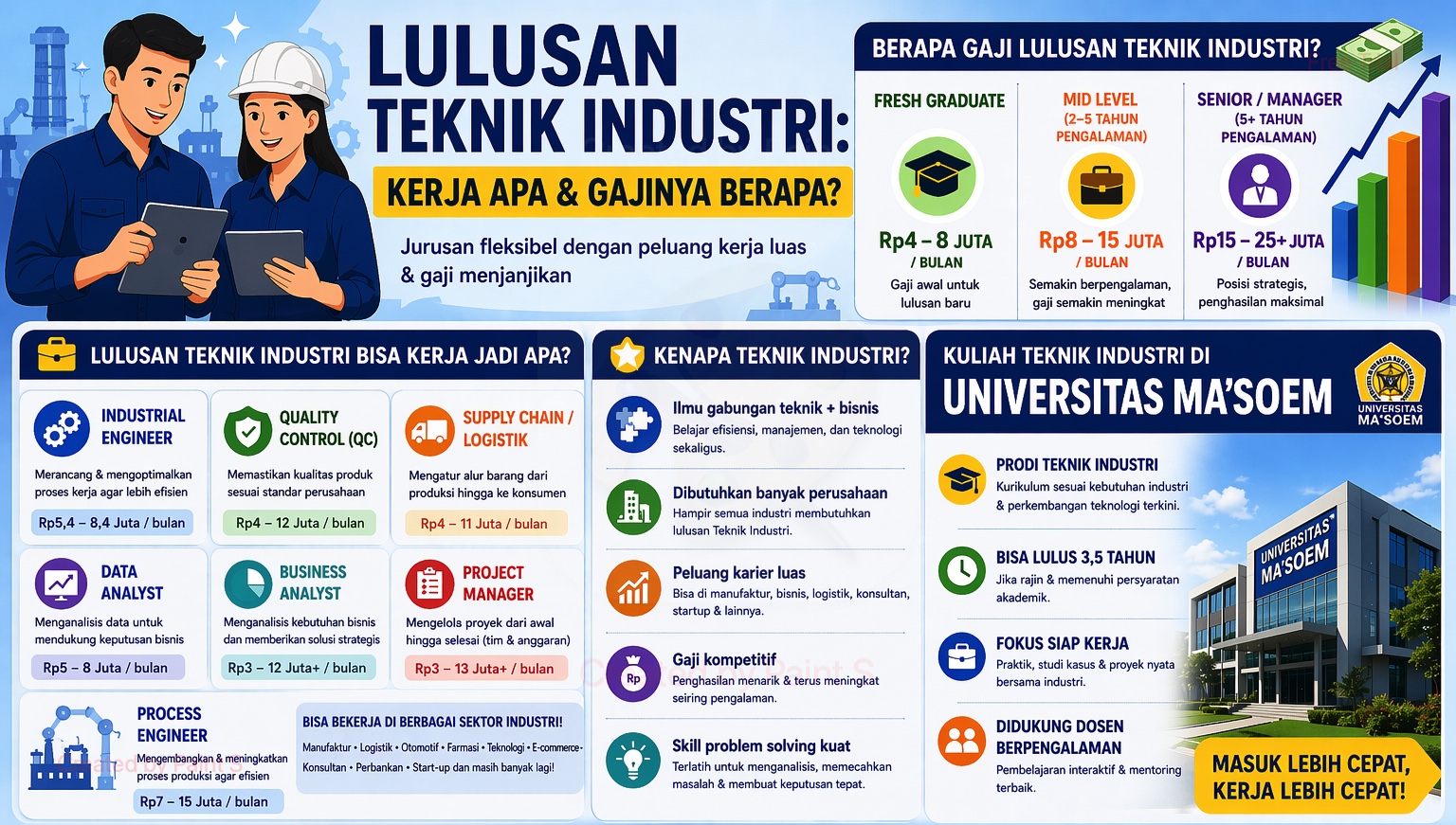 Gaji lulusan teknik industri