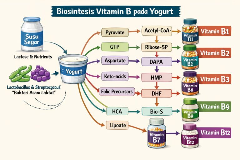 produksi vitamin b