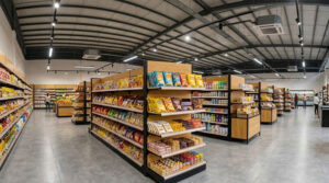 Juni Tampil Premium dengan Rak Supermarket Wooden Sentra Rak
