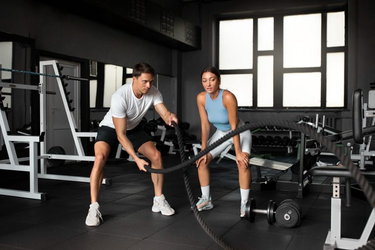 Imgi 415 woman helping man gym scaled